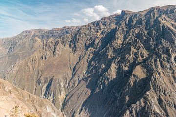 The world's deepest canyon Colca in Peru
