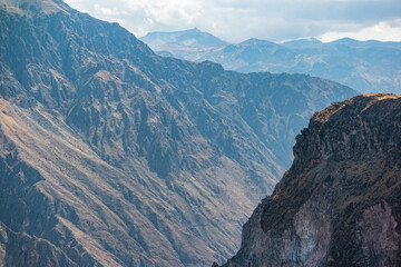 The world's deepest canyon Colca in Peru