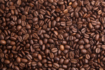 roasted coffee beans background