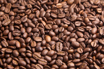 roasted coffee beans background
