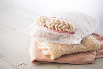 ニット　セーター　洗濯ネット　冬物の洗濯