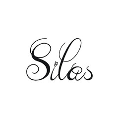 Vector hand-drawn illustration black and white
