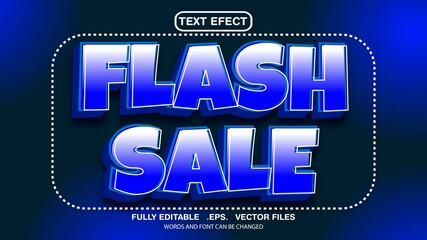 editable text effect theme flash sale