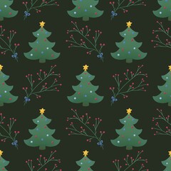baby pattern - cute christmas tree
