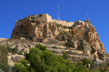 Castillo de Santa Bárbara in Alicante