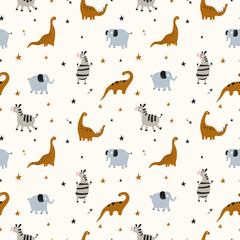 Vector illustration.Colorful dinosaur for design