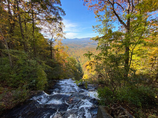 Obraz premium Georgia mountain waterfall