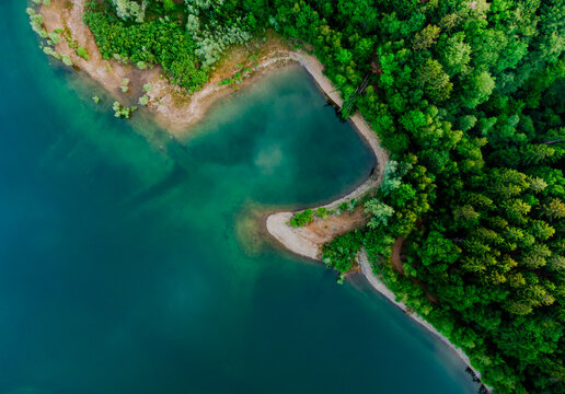 aerial view of the river © Hristo Shanov