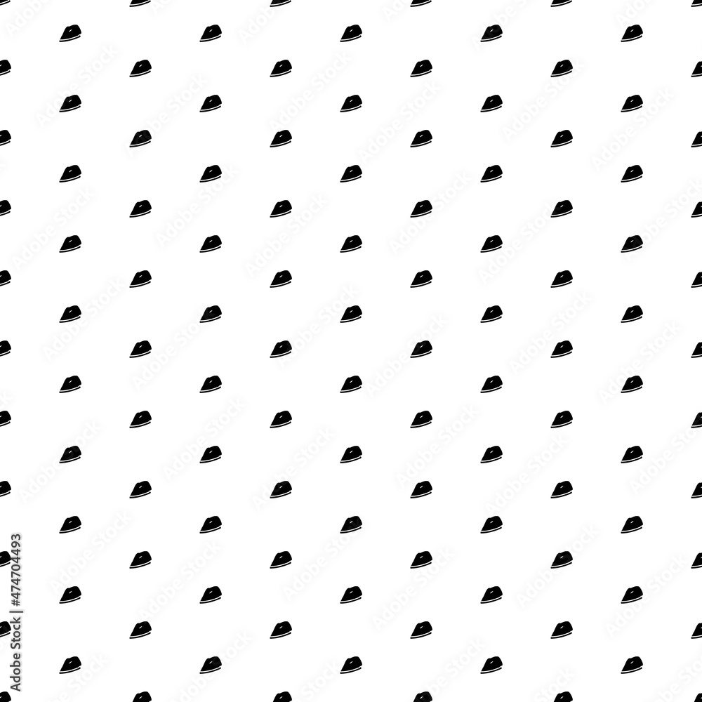 Poster square seamless background pattern from geometric shapes. the pattern is evenly filled with black ir