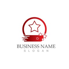 Fototapeta premium Star icon Template vector illustration