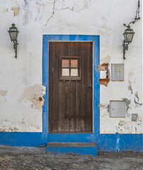 Fototapeta na wymiar Porte ancienne à São Cristovão, Alentejo, Portugal