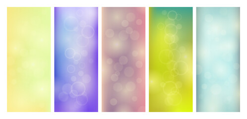 Abstract background with blur bokeh light effect