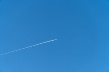 Airplane in the sky