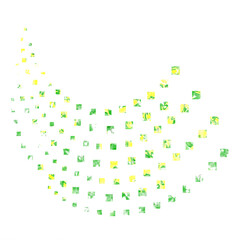 arche inversée motif carré