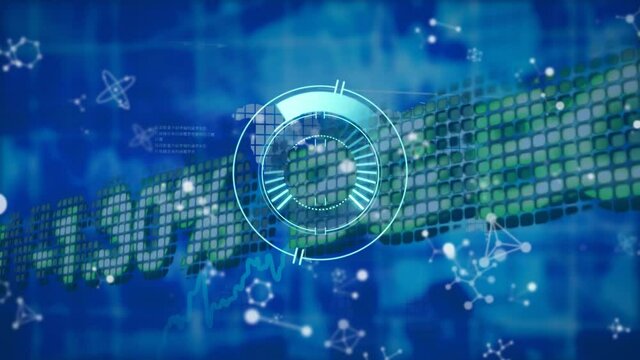 Animation of scope scanning over molecules and data processing - Powered by Adobe