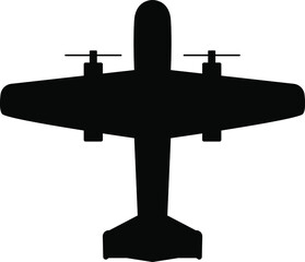 Plane icon in black isolated on white background. airplane symbol in flat style. abstract airplane icon. vector illustration.