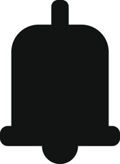 Notification bell icon with appreciation number symbol, social media element, Vector illustration Isolated On Transparent Background. 