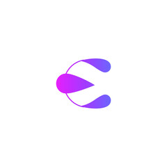 letter E logo vector