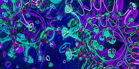 Corona Virus. Vivid Immune Activation. Colorful