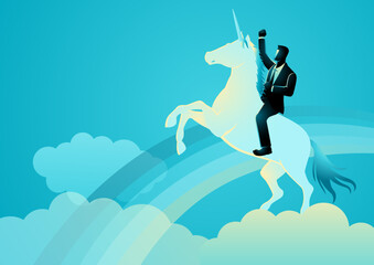 Term unicorn is for company who have a valuation of more than 1 billion dollars © rudall30