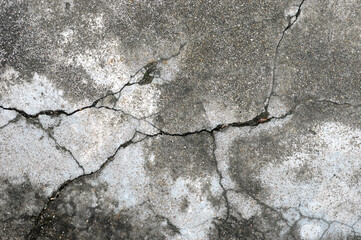 old cracked wall