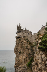 Fototapeta na wymiar Crimea. View of the Swallow's Nest castle