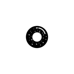 Obraz premium Doughnut icon illustration design