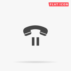 Call Hold flat vector icon