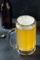 Cold Refreshing Lager Beer in a Mug