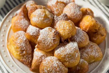 Homemade Italian Zeppole Donuts
