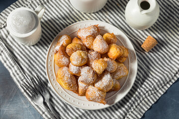 Homemade Italian Zeppole Donuts