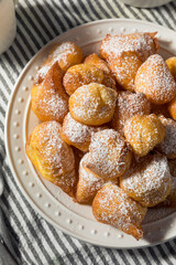 Homemade Italian Zeppole Donuts