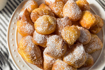 Homemade Italian Zeppole Donuts