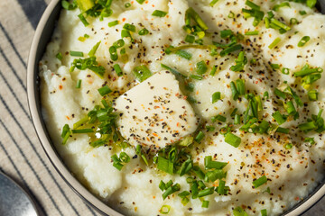 Homemade Organic Mashed Cauliflower