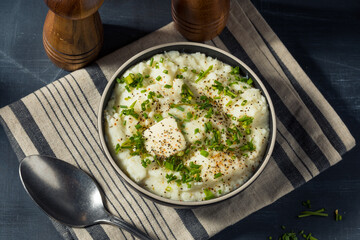 Homemade Organic Mashed Cauliflower