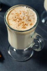 Boozy Warm Tom and Jerry Cocktail
