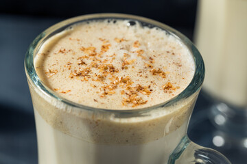 Boozy Warm Tom and Jerry Cocktail