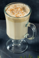 Boozy Warm Tom and Jerry Cocktail