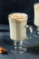 Boozy Warm Tom and Jerry Cocktail
