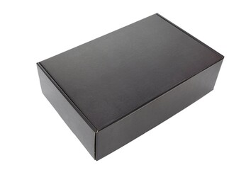 Unopened Black Cardboard Box