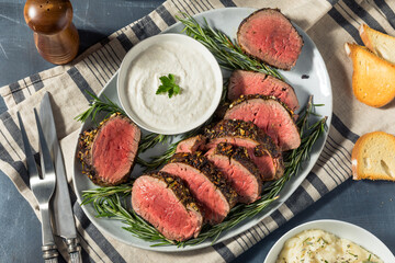 Homemade Grassfed Roast Beef Tenderloin