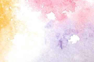 background image on canvas with strokes of watercolor paint