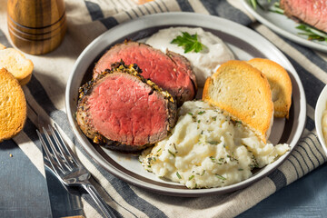 Homemade Grassfed Roast Beef Tenderloin