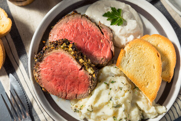 Homemade Grassfed Roast Beef Tenderloin
