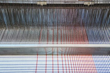 Industrial loom operating