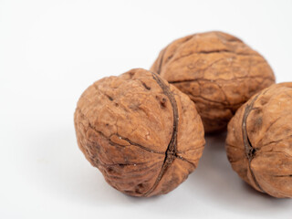 walnut on a white background.