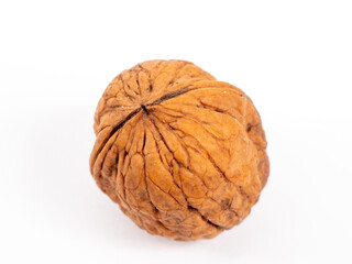 walnut on a white background.