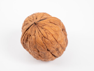 walnut on a white background.