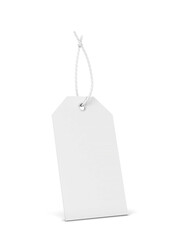 Fototapeta premium Blank paper price tag, clothing label