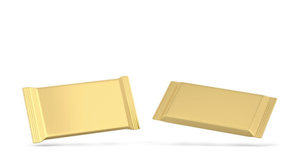 Blank flow pack mockup